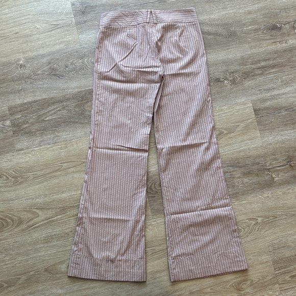 BCBG MaxAzria Vintage Cotton\Rayon Crumple-Effect Wide-Legged Women's Pants - Picture 2 of 7